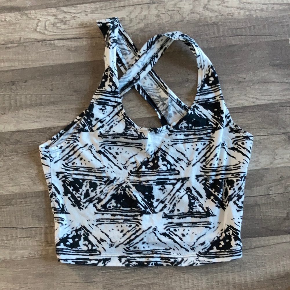 Noble U racer back crop top size xs.
